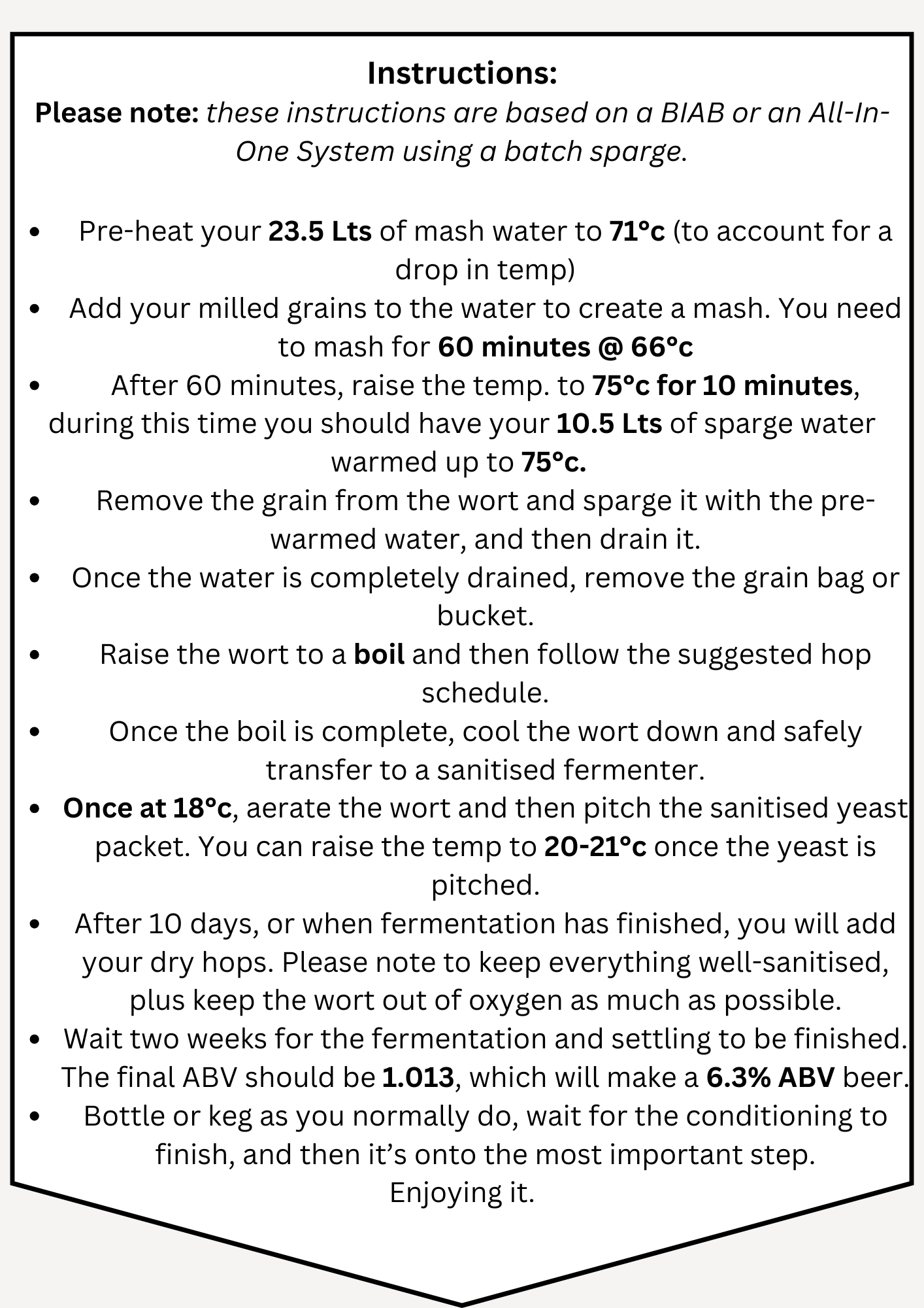 Hazy IPA Recipe Pack