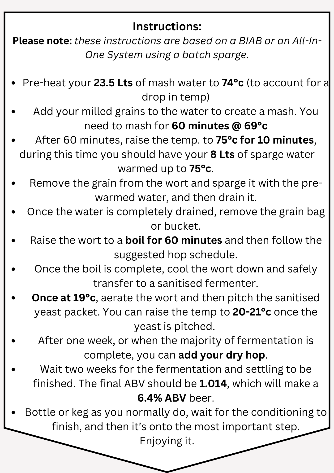Russian River Blind Pig IPA Recipe Pack