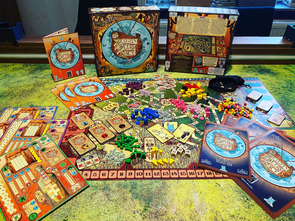 Belgian Beers Race board game