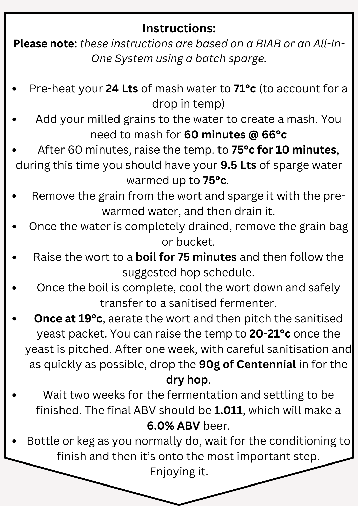 Bell’s Two Hearted Ale Clone Recipe Pack