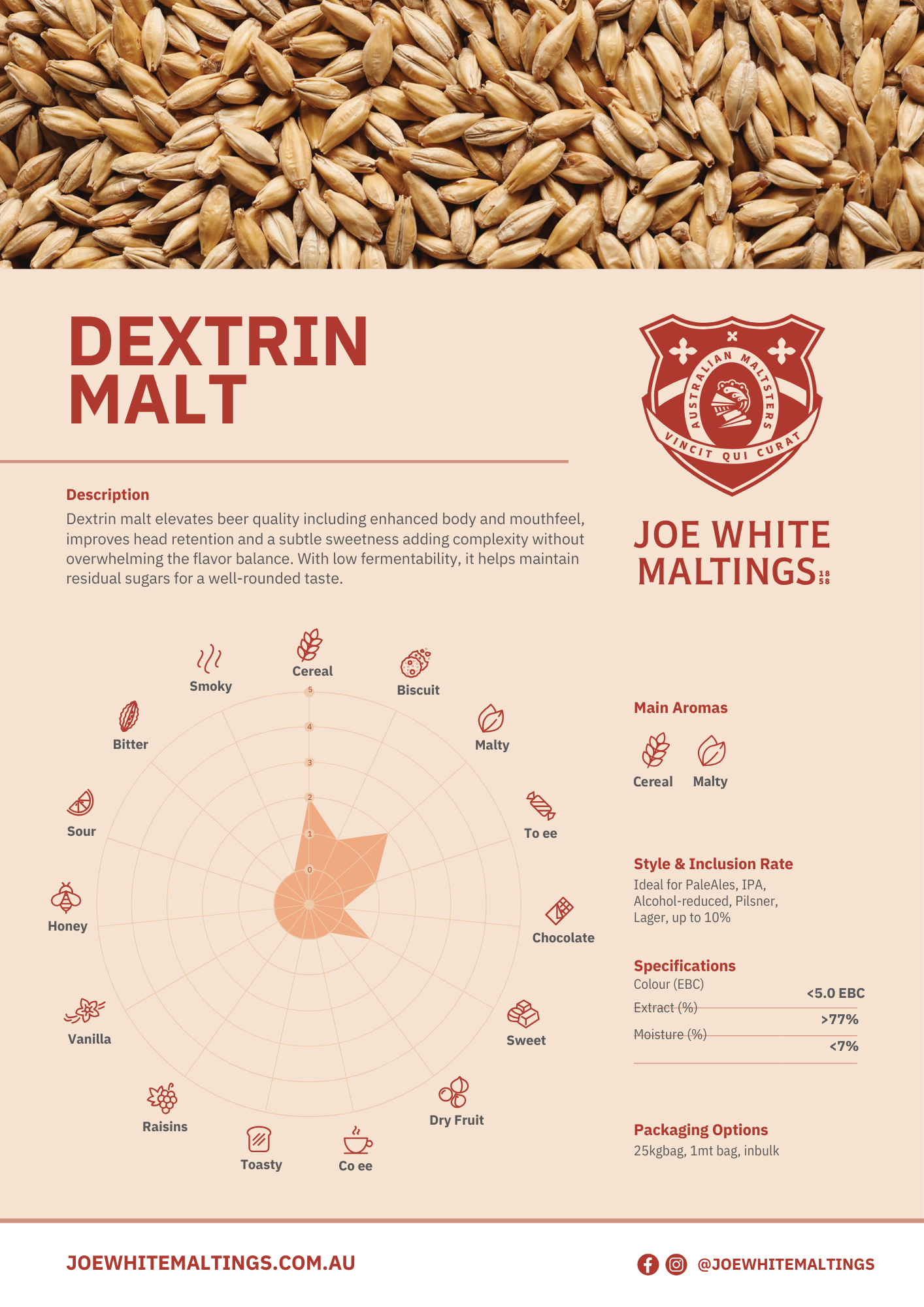 Joe White Dextrin - 100g