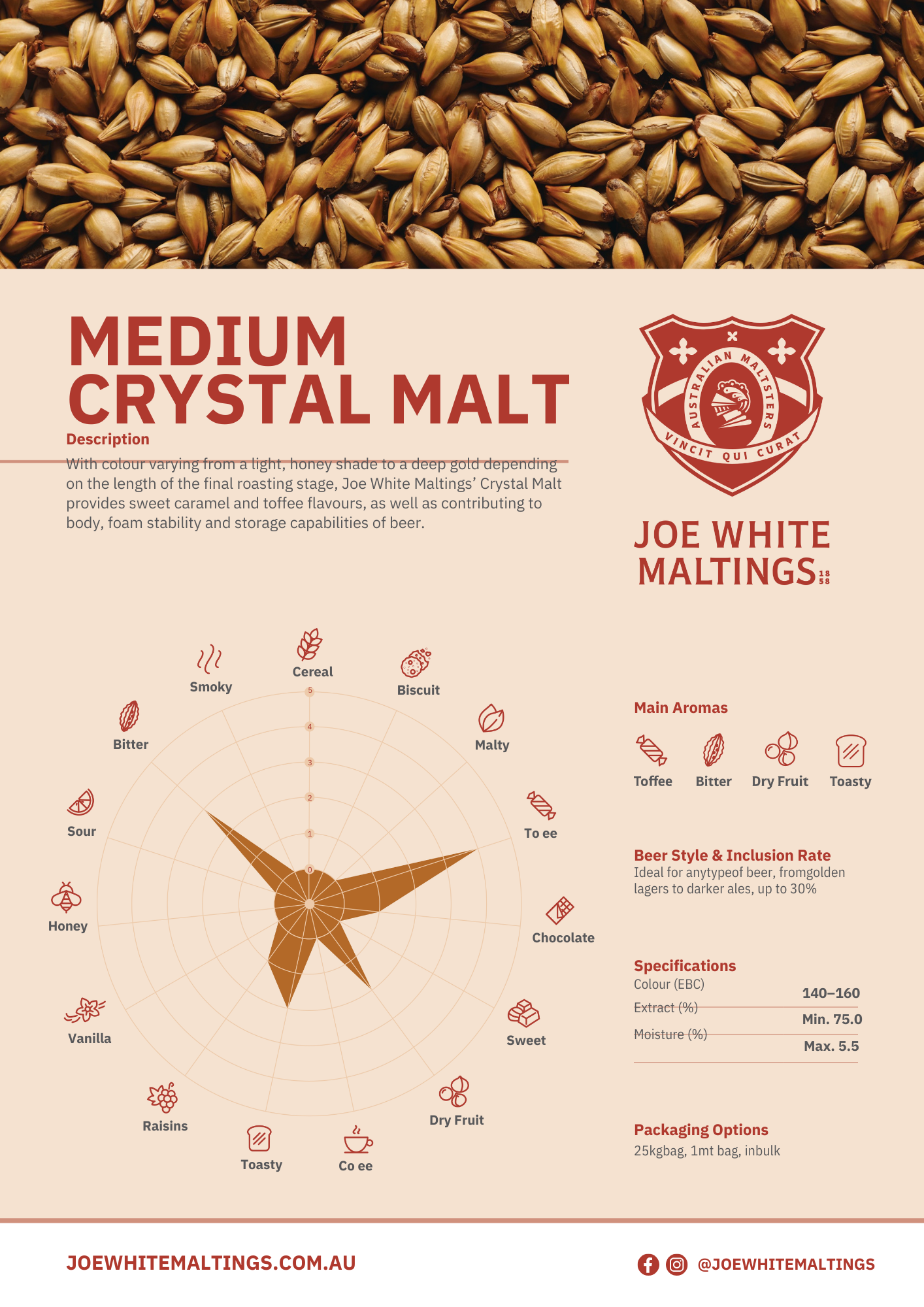Joe White Medium Crystal - 500g