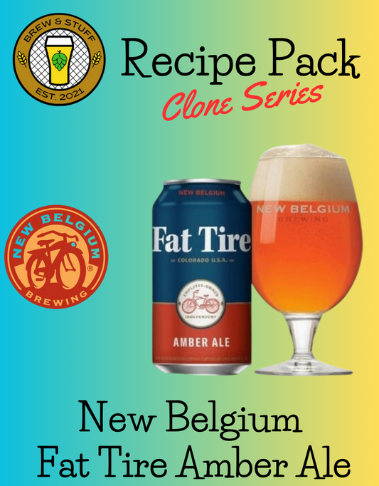 New Belgium Fat Tire Amber Ale Clone Recipe Pack