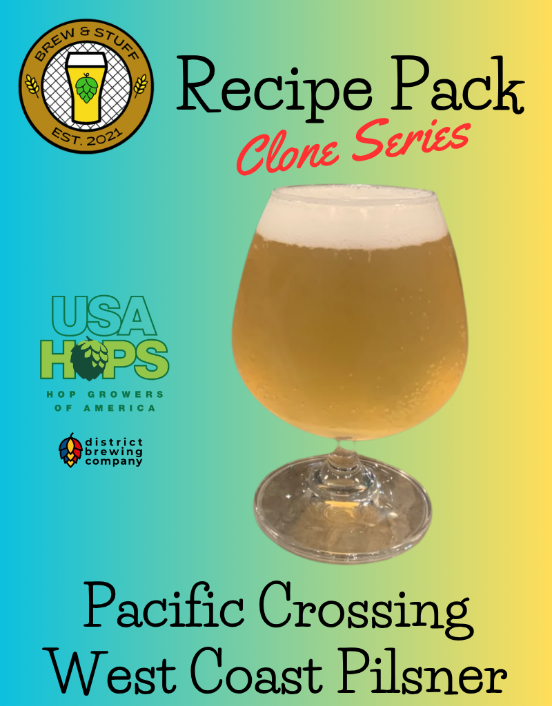 Pacific Crossing West Coast Pilsner Clone Recipe Pack