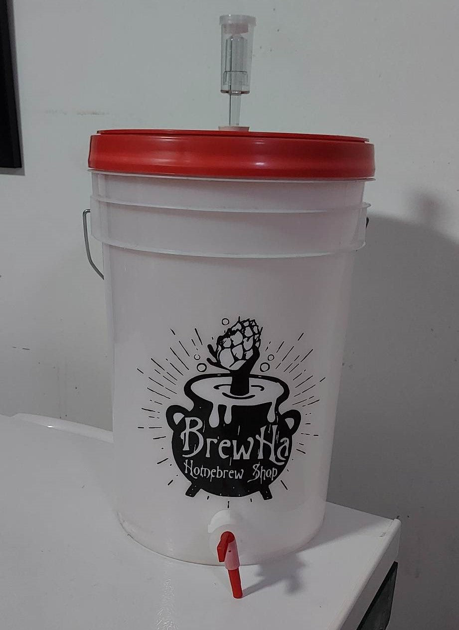 BrewHa 25L Bucket Fermenter with extras