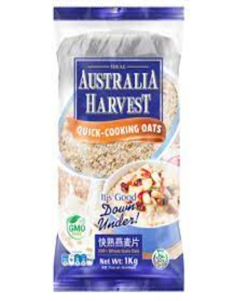 Australian Harvest Quick Cooking Oats 1kg Brew And Stuff